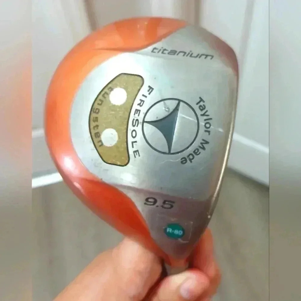 Taylor made, fire sole driver 9.5° RH,original grip S 90 bubble shaft